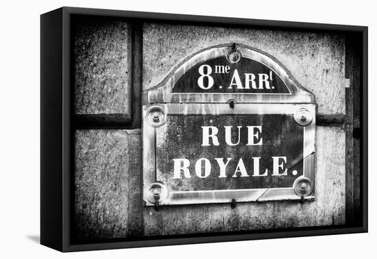 Paris Focus - Rue Royale-Philippe Hugonnard-Framed Premier Image Canvas