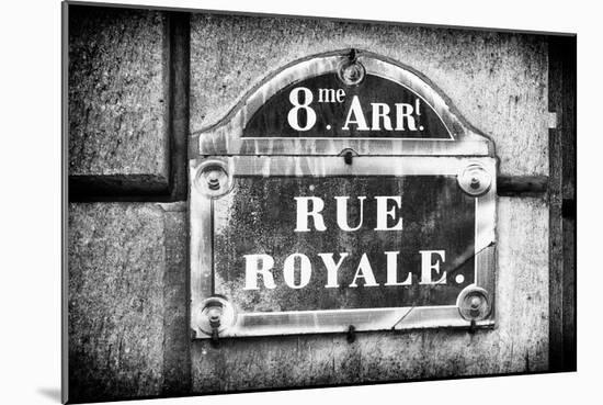 Paris Focus - Rue Royale-Philippe Hugonnard-Mounted Photographic Print