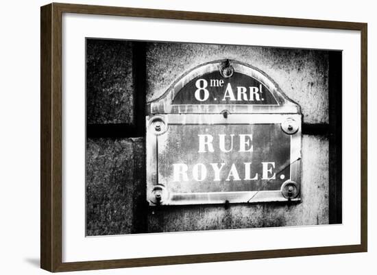 Paris Focus - Rue Royale-Philippe Hugonnard-Framed Photographic Print