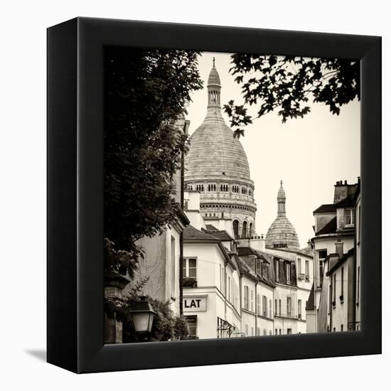 Paris Focus - Sacre-Cœur Basilica - Montmartre-Philippe Hugonnard-Framed Premier Image Canvas