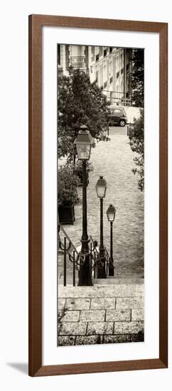 Paris Focus - Stairs of Montmartre-Philippe Hugonnard-Framed Photographic Print