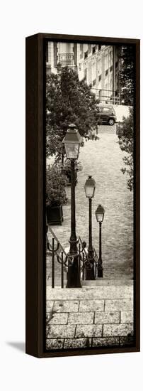 Paris Focus - Stairs of Montmartre-Philippe Hugonnard-Framed Premier Image Canvas