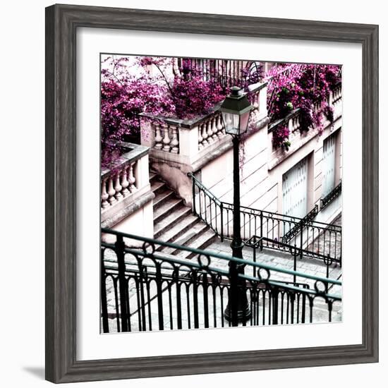 Paris Focus - Stairs of Montmartre-Philippe Hugonnard-Framed Photographic Print