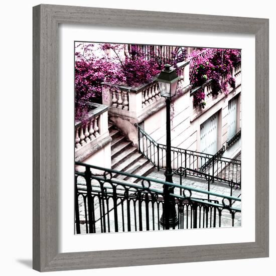 Paris Focus - Stairs of Montmartre-Philippe Hugonnard-Framed Photographic Print