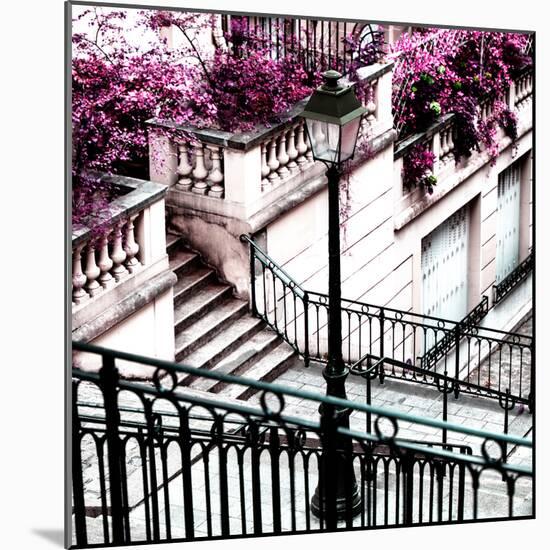 Paris Focus - Stairs of Montmartre-Philippe Hugonnard-Mounted Photographic Print