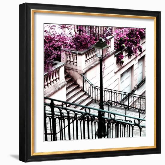 Paris Focus - Stairs of Montmartre-Philippe Hugonnard-Framed Photographic Print