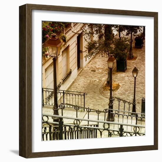 Paris Focus - Stairs of Montmartre-Philippe Hugonnard-Framed Photographic Print