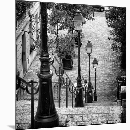 Paris Focus - Stairs of Montmartre-Philippe Hugonnard-Mounted Premium Photographic Print