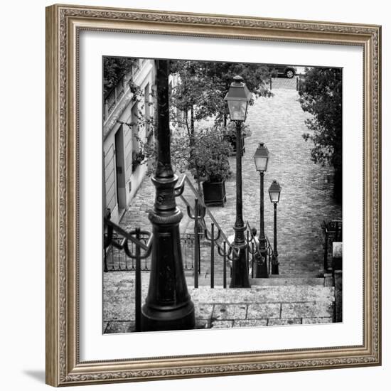 Paris Focus - Stairs of Montmartre-Philippe Hugonnard-Framed Photographic Print