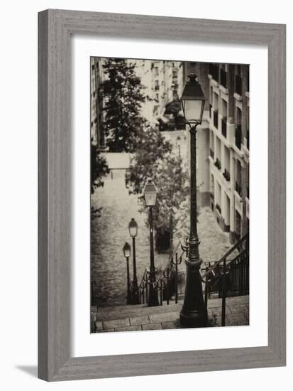 Paris Focus - Stairs of Montmartre-Philippe Hugonnard-Framed Photographic Print