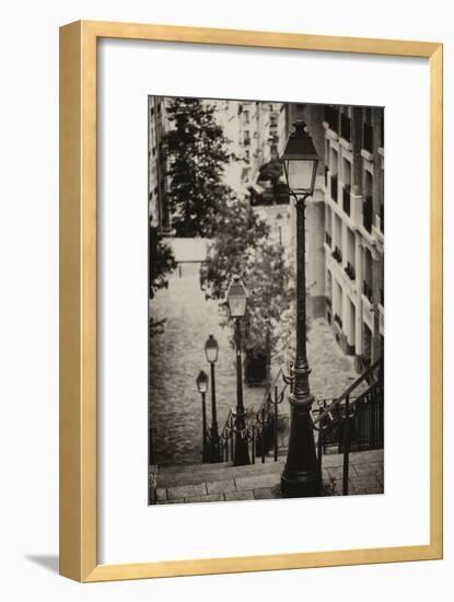 Paris Focus - Stairs of Montmartre-Philippe Hugonnard-Framed Photographic Print