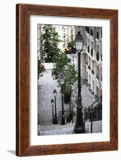 Paris Focus - Stairs of Montmartre-Philippe Hugonnard-Framed Photographic Print