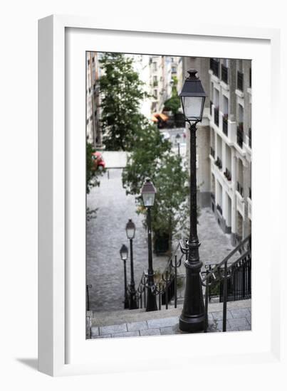 Paris Focus - Stairs of Montmartre-Philippe Hugonnard-Framed Photographic Print