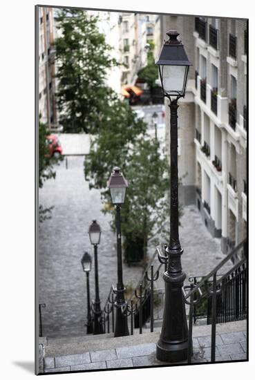 Paris Focus - Stairs of Montmartre-Philippe Hugonnard-Mounted Photographic Print