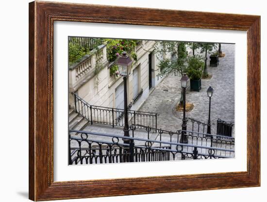 Paris Focus - Stairs of Montmartre-Philippe Hugonnard-Framed Photographic Print