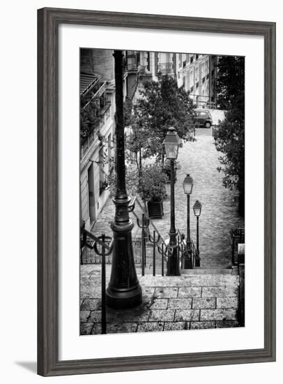 Paris Focus - Stairs of Montmartre-Philippe Hugonnard-Framed Photographic Print