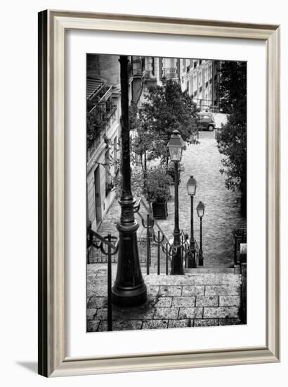 Paris Focus - Stairs of Montmartre-Philippe Hugonnard-Framed Photographic Print