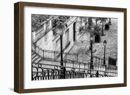 Paris Focus - Stairs of Montmartre-Philippe Hugonnard-Framed Photographic Print