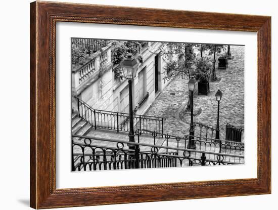 Paris Focus - Stairs of Montmartre-Philippe Hugonnard-Framed Photographic Print