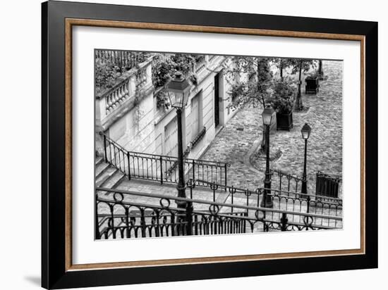 Paris Focus - Stairs of Montmartre-Philippe Hugonnard-Framed Photographic Print