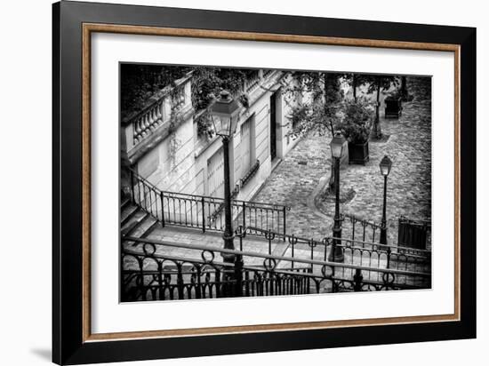 Paris Focus - Stairs of Montmartre-Philippe Hugonnard-Framed Photographic Print