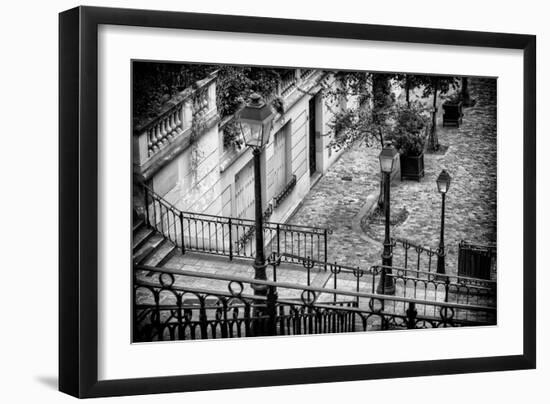 Paris Focus - Stairs of Montmartre-Philippe Hugonnard-Framed Photographic Print