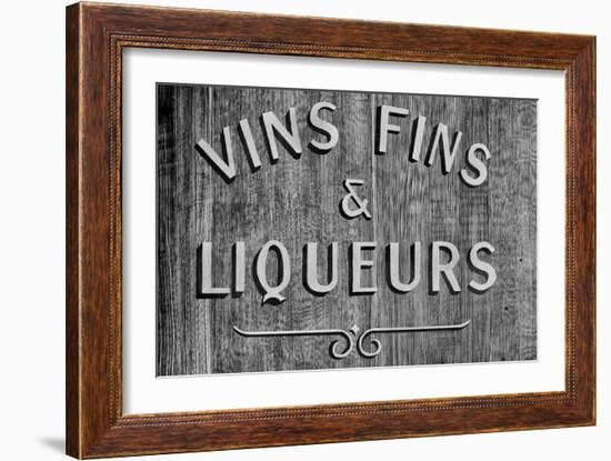 Paris Focus - Vins Fins & Liqueurs-Philippe Hugonnard-Framed Photographic Print