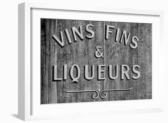 Paris Focus - Vins Fins & Liqueurs-Philippe Hugonnard-Framed Photographic Print