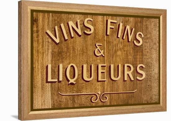 Paris Focus - Vins Fins & Liqueurs-Philippe Hugonnard-Framed Premier Image Canvas