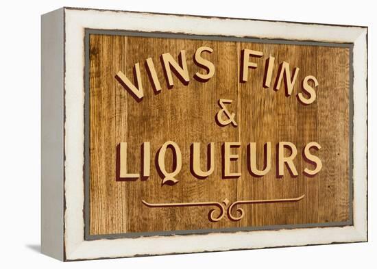 Paris Focus - Vins Fins & Liqueurs-Philippe Hugonnard-Framed Premier Image Canvas