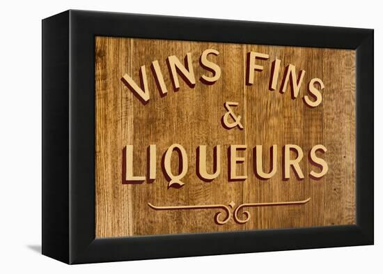 Paris Focus - Vins Fins & Liqueurs-Philippe Hugonnard-Framed Premier Image Canvas