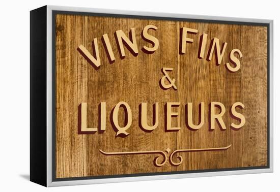 Paris Focus - Vins Fins & Liqueurs-Philippe Hugonnard-Framed Premier Image Canvas