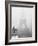 Paris Fog with Eiffel Tower Faintly Seen-Thomas D^ Mcavoy-Framed Photographic Print