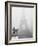 Paris Fog with Eiffel Tower Faintly Seen-Thomas D^ Mcavoy-Framed Photographic Print