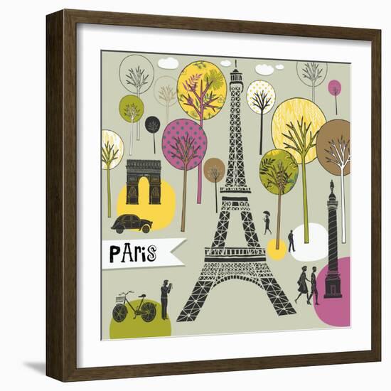 Paris France Art Print-Lavandaart-Framed Art Print