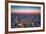 Paris, France at Sunset. Aerial View on the Eiffel Tower, Arc De Triomphe, Les Invalides Etc.-Michal Bednarek-Framed Photographic Print