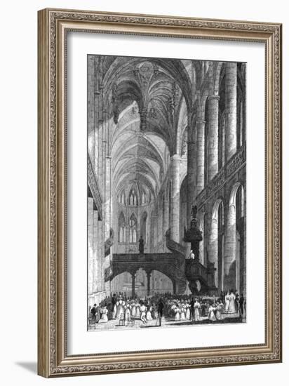 Paris, France - Eglise Saint-Etienne Du Mont-Fenner Sears-Framed Art Print