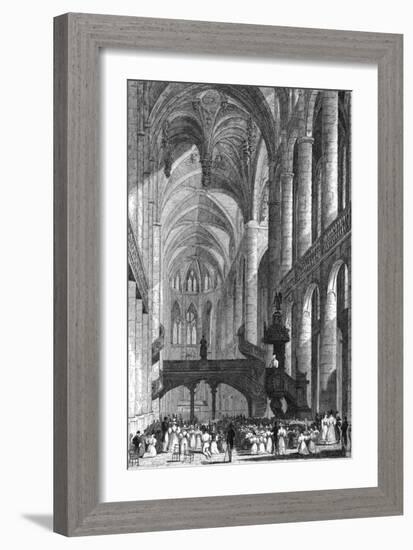 Paris, France - Eglise Saint-Etienne Du Mont-Fenner Sears-Framed Art Print