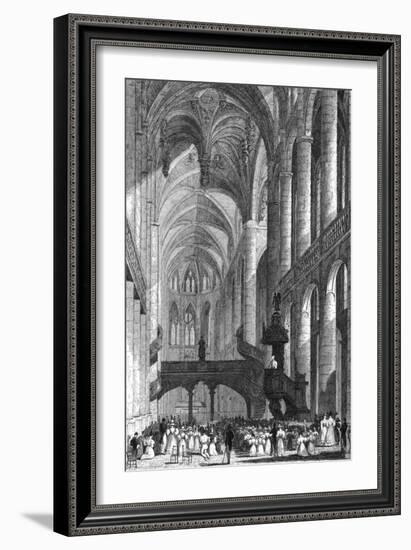 Paris, France - Eglise Saint-Etienne Du Mont-Fenner Sears-Framed Art Print