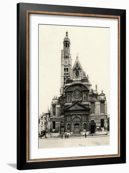 Paris, France - Eglise Saint-Etienne Du Mont-null-Framed Art Print