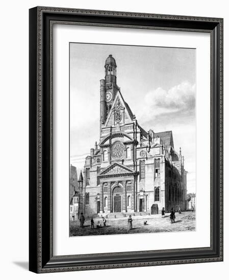 Paris, France - Eglise Saint-Etienne Du Mont-null-Framed Art Print