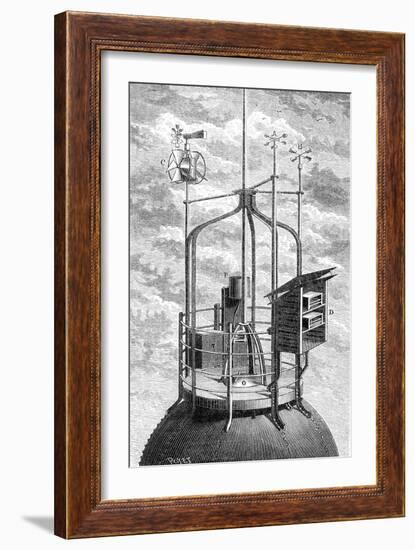 Paris, France - La Tour Eiffel, Observatory on Top-null-Framed Art Print