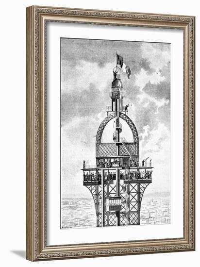 Paris, France - La Tour Eiffel-null-Framed Premium Giclee Print