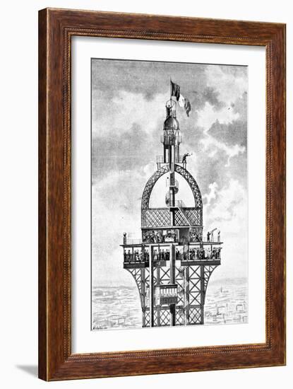 Paris, France - La Tour Eiffel-null-Framed Premium Giclee Print