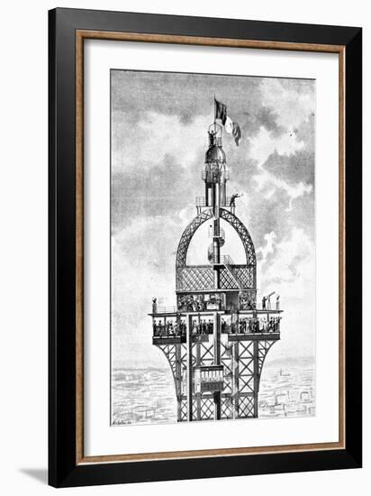 Paris, France - La Tour Eiffel-null-Framed Premium Giclee Print