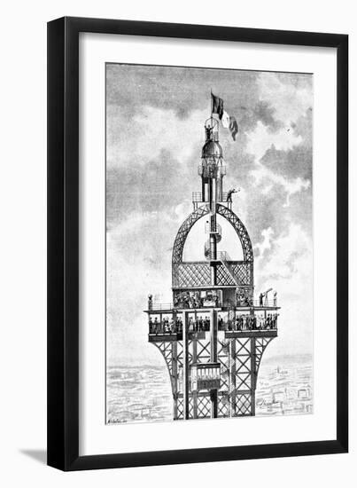 Paris, France - La Tour Eiffel-null-Framed Premium Giclee Print