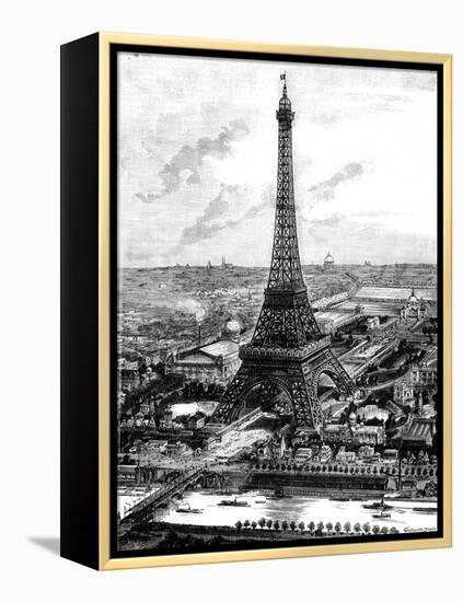 Paris, France - La Tour Eiffel-Navellier Marie-Framed Stretched Canvas