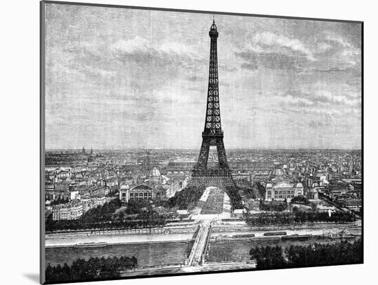 Paris, France - La Tour Eiffel-null-Mounted Art Print