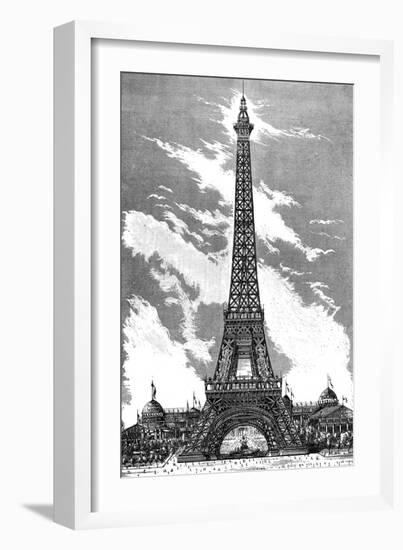 Paris, France - La Tour Eiffel-null-Framed Premium Giclee Print