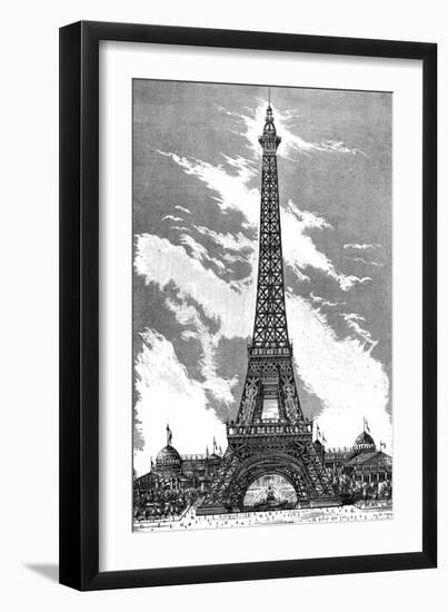 Paris, France - La Tour Eiffel-null-Framed Art Print